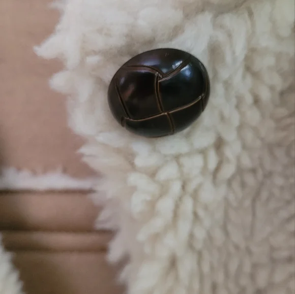 Mango 3 button sherpa jacket - Picture 6 of 11